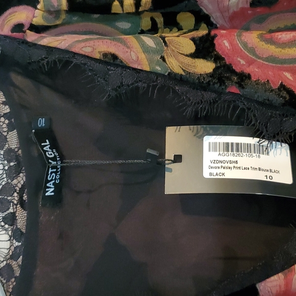 Divorce nasty gal paisley print top - Picture 2 of 3